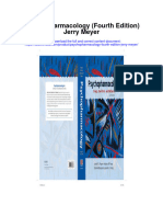 Psychopharmacology Fourth Edition Jerry Meyer All Chapter