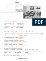 THERE IS, THERE ARE (PRACTICA) PDF