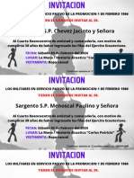 Al Cuarto Reencuentro de Amistad y Camaradería, Con Motivo de Cumplirse 38 Años de Haber Ingresado Las Filas Del Ejercito Ecuatoriano.