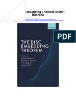 The Disc Embedding Theorem Stefan Behrens Full Chapter