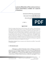 3 - A Construção da Memória Organizacional - uma narrativa histórica sobre os cargos da Polícia Federal