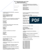 Evaluación de La Conquista, Colonia