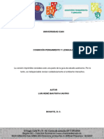 Guia #1 Cognicion Pensamiento y Lenguaje