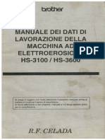 Manuale Dei Dati Della Lavorazione Hs-3100 Hs-3600 - Compressed