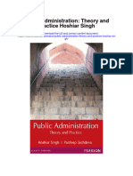 Download Public Administration Theory And Practice Hoshiar Singh all chapter