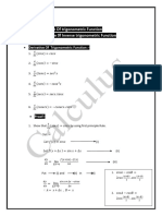 Derivative of Trigonometric Function Derivative 0f Inverse Trigonometric Function