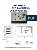 20 kW PEDPC20 3.0 PERKINS - GENERADORES Y TRANSFORMADORES