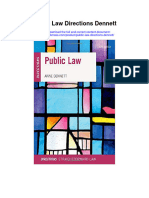 Public Law Directions Dennett All Chapter
