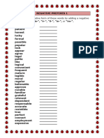 Negative Prefixes 1x1 1