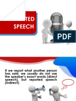 Reported Speech 4 Eso