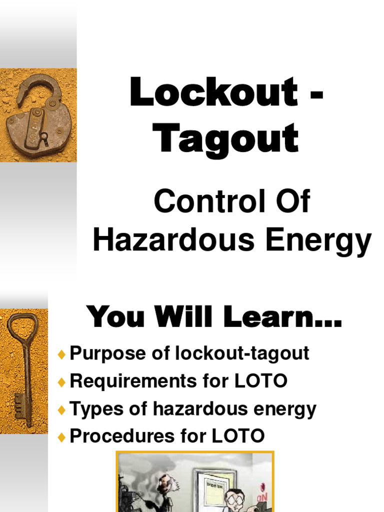 Lockout-Tagout Safety Procedures Guide | PDF | Mechanical Engineering