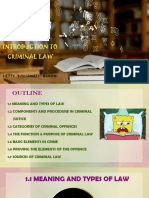 Chapter 1 Introduction to Criminal Law