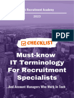 Ebook - Must-Know IT Terminoogy For Recruitment Specialists - Checklist