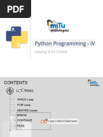 Python PT 4 Looping