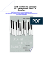 Creative Health For Pianists Concepts Exercises Compositions Pedro de Alcantara Full Chapter