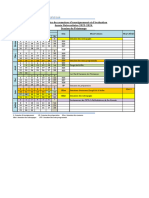 Calendrier Provisoire d'enseignement et d'évaluation Session Printemps 2023 2024