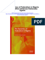 Download The Dynamics Of Federalism In Nigeria 1St Ed Edition Ambrose Ihekwoaba Egwim full chapter