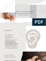 Aparatura Do Badan Audiologicznych