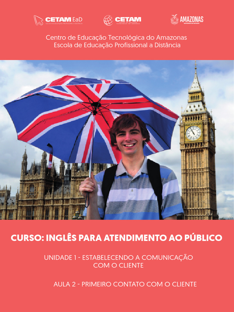 Aula 2 Primeiro Contato Com O Cliente Pdf Assunto Gramática
