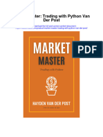 Market Master Trading With Python Van Der Post Full Chapter