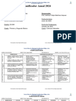 Planificador Anual y de Unidad 2024 Ciencias Naturales Primero y Segundo Bàsico