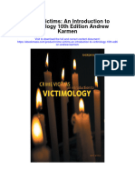Crime Victims An Introduction To Victimology 10Th Edition Andrew Karmen Full Chapter