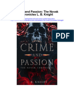 Crime and Passion The Novak Chronicles L B Knight Full Chapter