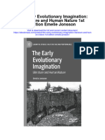 The Early Evolutionary Imagination Literature and Human Nature 1St Edition Emelie Jonsson Full Chapter
