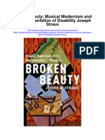 Broken Beauty Musical Modernism and The Representation of Disability Joseph Straus Full Chapter