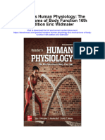 Download Vanders Human Physiology The Mechanisms Of Body Function 16Th Edition Eric Widmaier all chapter