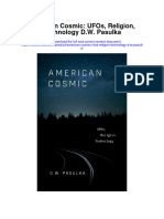 American Cosmic Ufos Religion Technology D W Pasulka Full Chapter