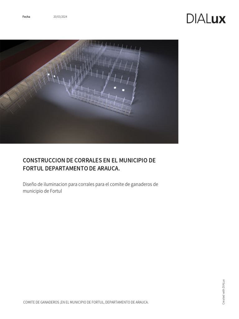 Iluminación LED para Corrales en Fortul | PDF | Encendiendo | Color