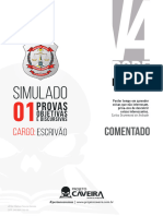1º Simulado Completo - Escrivão (Pós-Edital) - PCDF V4 - Projeto Caveira Q120