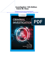 Criminal Investigation 12Th Edition Karen M Hess Full Chapter