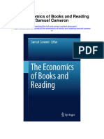 The Economics of Books and Reading Samuel Cameron Full Chapter