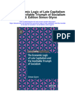 The Economic Logic of Late Capitalism and The Inevitable Triumph of Socialism 1St Ed Edition Simon Glynn Full Chapter