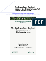 The Ecological and Societal Consequences of Biodiversity Loss 1St Edition Forest Isbell 2 Full Chapter