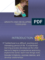 Toddler growth and development