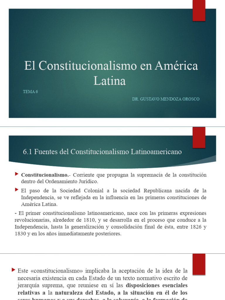 Constitucionalismo en América Latina | PDF | Constitución | Jurisdicción
