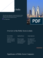 Public Sector Companies in India: by Vedant Tarte