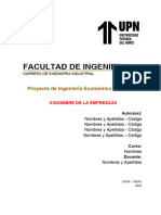 Esquema de Trabajo Ingenieria Economica y Finanzas