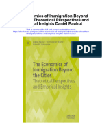 The Economics of Immigration Beyond The Cities Theoretical Perspectives and Empirical Insights Daniel Rauhut Full Chapter