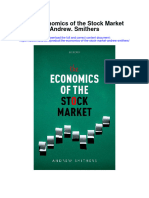 The Economics of The Stock Market Andrew Smithers Full Chapter