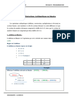 3°Opérations Arithmétique binaire