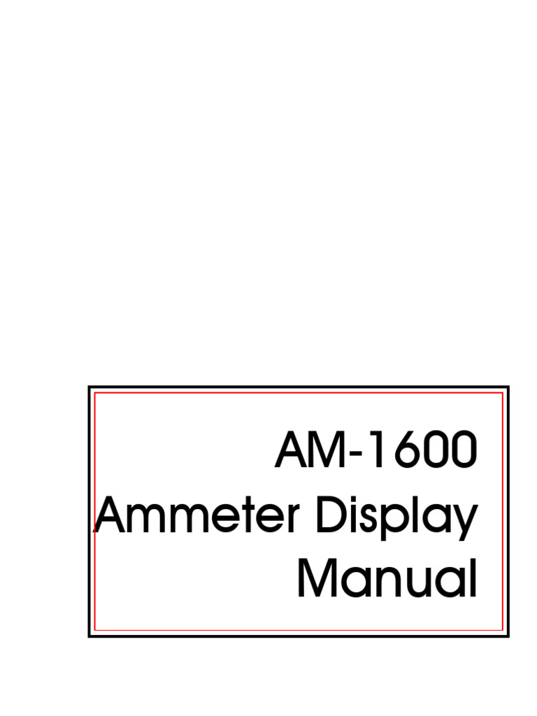 AM-1600 Manual | Download Free PDF | Amplifier | Resistor