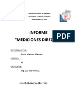 Mediciones Directas Lab - Fisica Basica 1