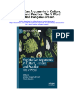 Download Vegetarian Arguments In Culture History And Practice The V Word Cristina Hanganu Bresch all chapter