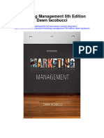 Download Marketing Management 5Th Edition Dawn Iacobucci full chapter