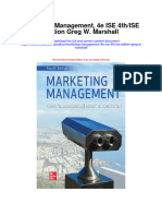 Marketing Management 4E Ise 4Th Ise Edition Greg W Marshall Full Chapter