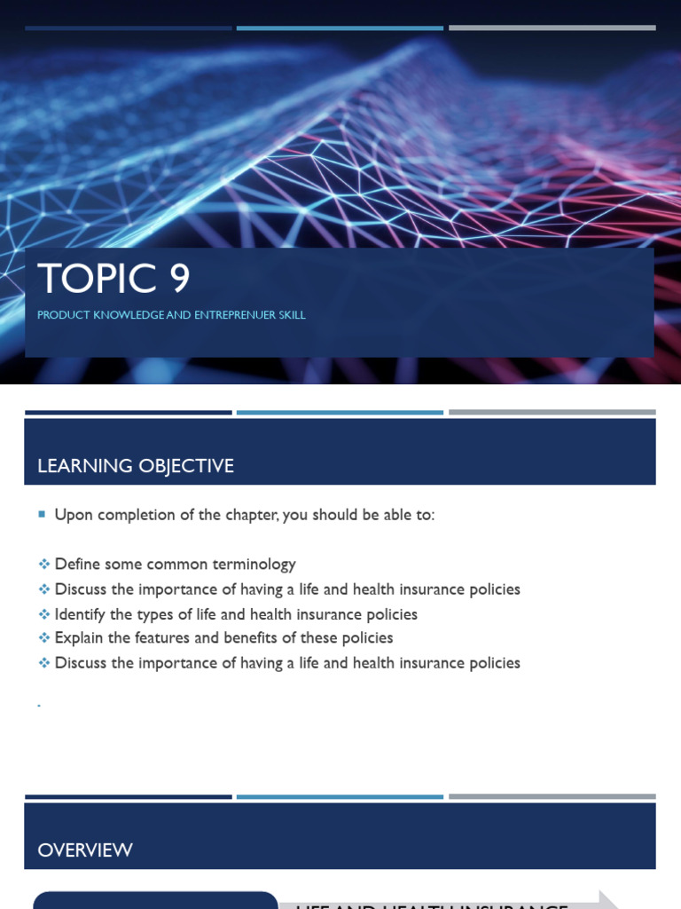 Topic 9 - Product Knowledge & Entreprenuer Employbility | PDF ...